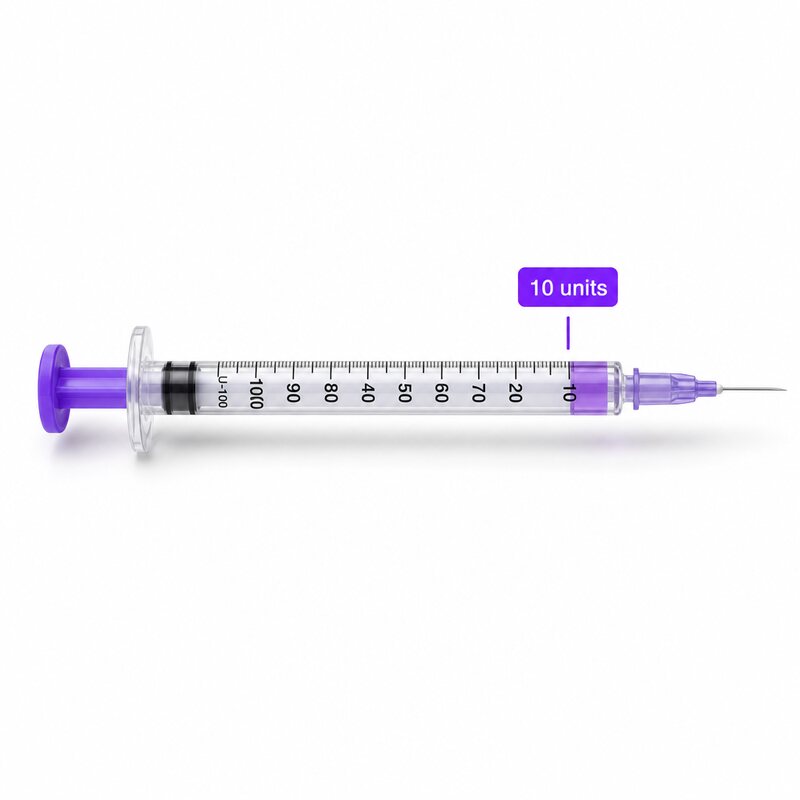 HCG syringe units, concentration and doses per vial result